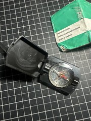 West Germany High End Compass Kompass Wilkie schwarz Germany vintage Rare