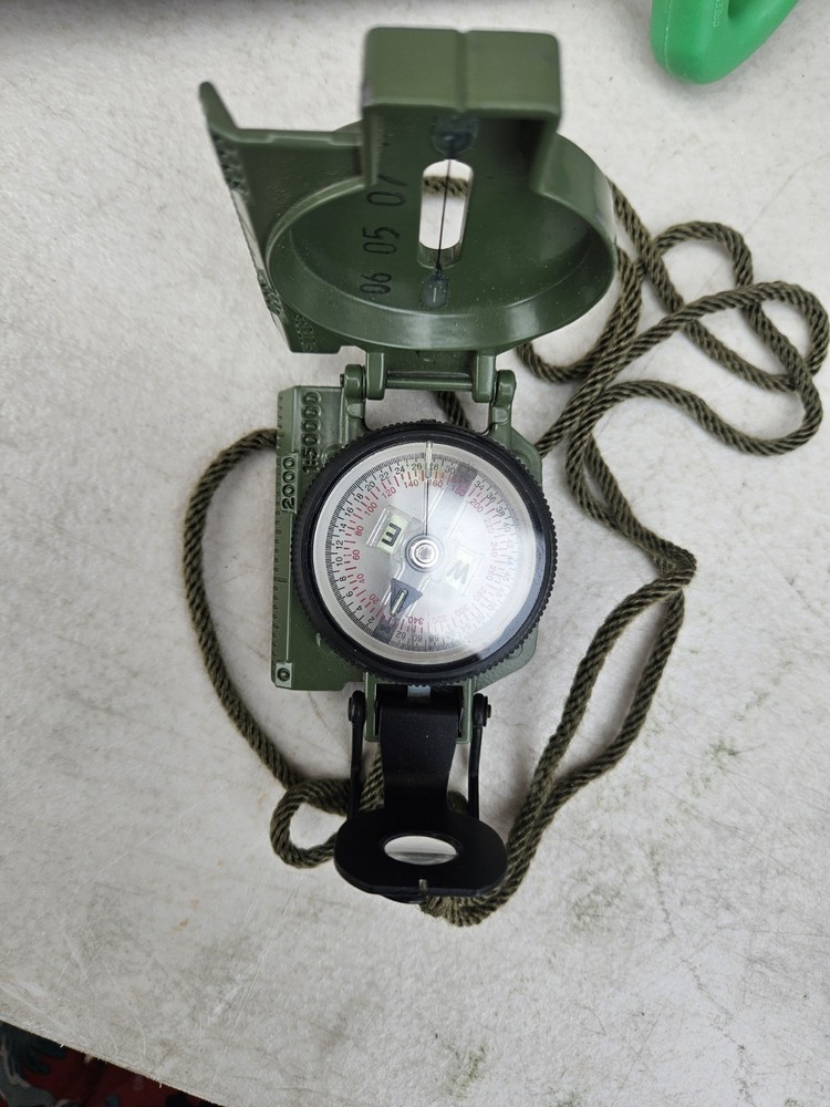 Cammenga Model 3H USGI Military Issue Tritium Lensatic Compass USA Made – OD #2