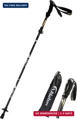 A ALAFEN Aluminum Collapsible Ultralight Travel Trekking Hiking Pole for Men and