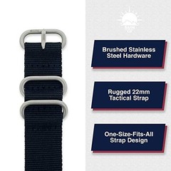 Rugged Tactical Wrist Compass with Cover & Zulu Strap – Shielded Navigation Tool
