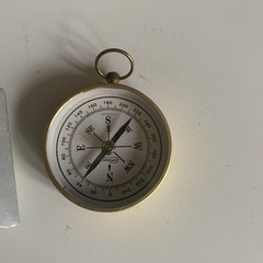Vintage Compass Pocket Made In Taiwan Edge Mark Magnetic Endangered Skill Set