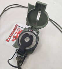 Not Salty Cammenga Phosphorescent Lensatic Compass Model 27 Olive Drab