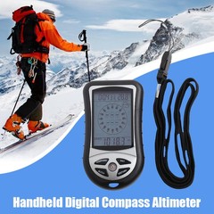 8 In 1 Handheld Electronic Altimeter Compass Pressure Gauge Meter Thermometer