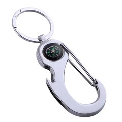 Clear Cover Survival Compasses Camping Hunting Hiking Mini Keychains Compasses