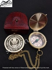 compass Eagle scout of america brass compass | vintage brass boy scout oath
