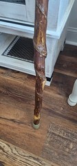 Handmade 37″ Wood Walking Hiking Stick Cane