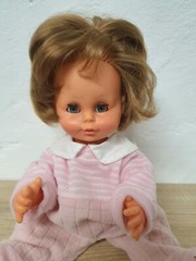 Play doll vinyl doll doll M Zapf 36 cm sleep eyes collector rarity Vintage