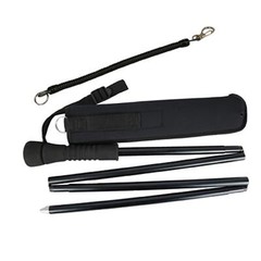 Fold-able Auto Shrinkable Wading Staff Water Depth Safety Warning Sign Coated