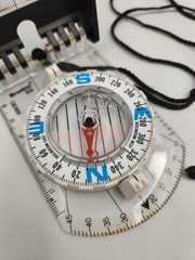 BRUNTON USA Mirrored Declination Compass Rear