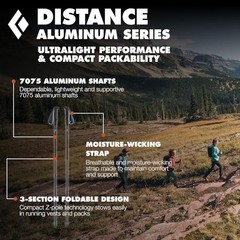 Trekking Poles Ultralight Aluminum Foldable Z Pole Trail Running Hiking Pair