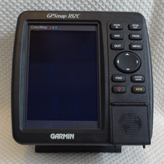 GARMIN GPSMAP 182C MARINE CHART PLOTTER FISHFINDER GPS UNIT w/ MOUNT & SUN COVER