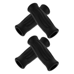4Pcs Ergonomic Tpr Walking Cane Hand Grip Covers Slip Resistant Black