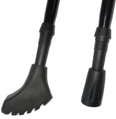 Juego de puntas de goma de repuesto para bastones de trekking