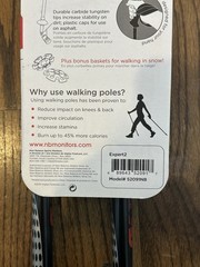 New Balance Expert 2 Telescoping Trekking Walking Poles Built-In LED Lights