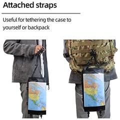 Waterproof Map Case,Map Pouch,Map Case Waterproof Military, Hiking Map Pouch