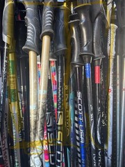 Used Ski Poles (See Description) Trekking Poles 90-140CM 36”-54” Hiking Walking