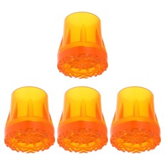 8 Pcs Underarm Crutch Foot Pads Tips Walking Accessories Cane Replacement