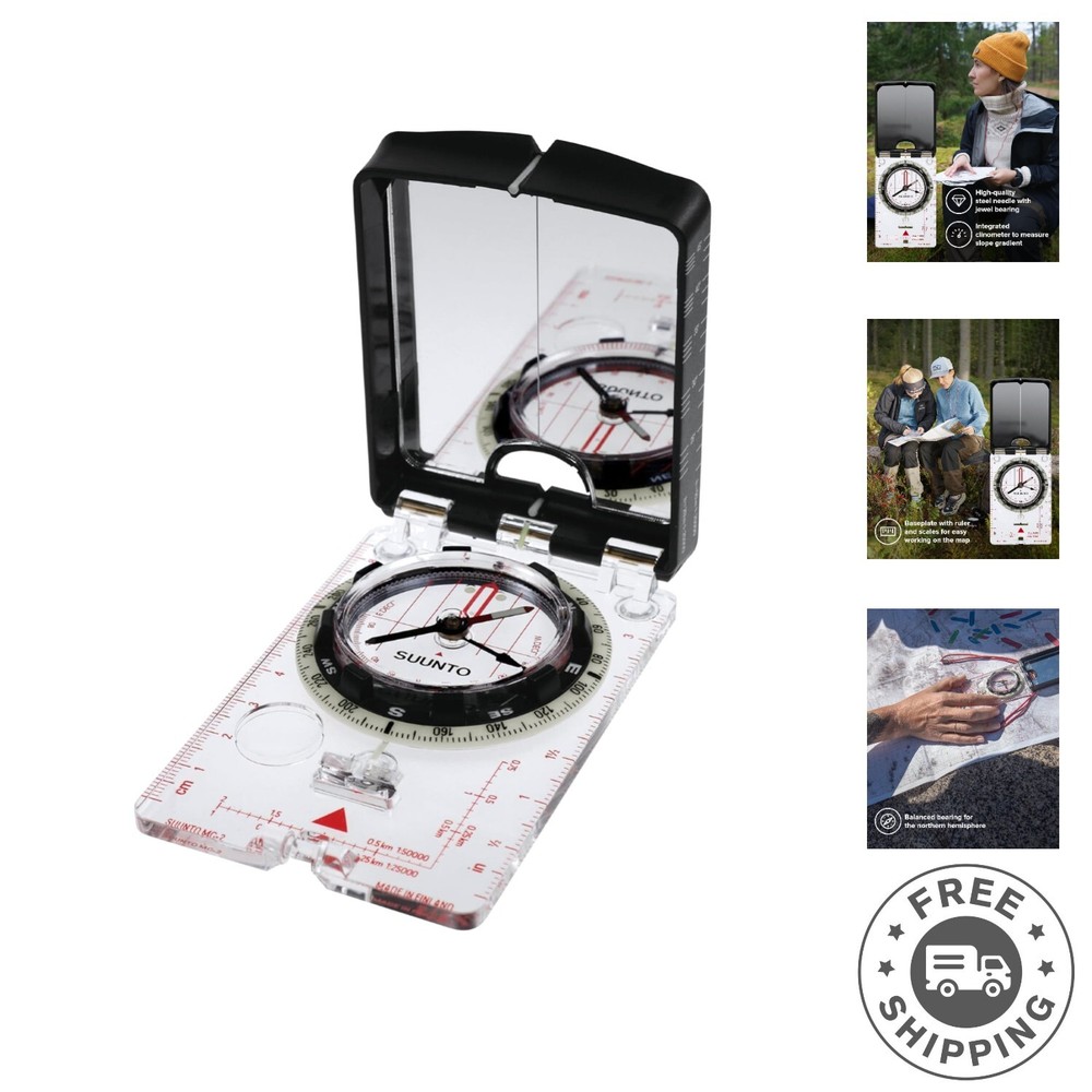 Advanced Northern Hemisphere Compass with Sighting Tools for Serious Adventurers