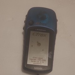 Garmin eTrex Legend Handheld GPS for Hiking, Blue/Black