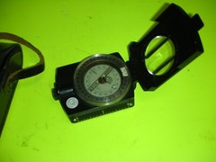 Wilkie Linseatic/Prismatic Compass With Leather Case Steigung Made In Germany