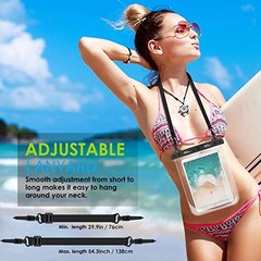 Waterproof Tablet Case, Tablet Pouch Dry Bag, Up to 12 Clear with hand strap