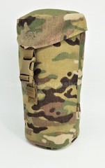 TASMANIAN TIGER 1L BOTTLE POUCH INSULATED MOLLE CORDURA MULTICAM, COYOTE, BLACK