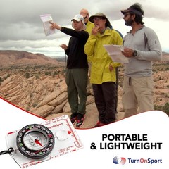 Orienteering Compass – Advanced Scout Compass for Hiking, Camping, and Backpa…