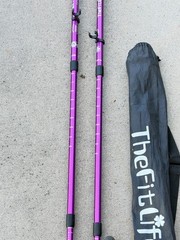 Set of The-Fitlife Antishock duralumin Trekking Poles 90-130CM W/Bag .. 10O