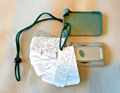Brunton Eclipse Compass with Original Field Cards, Impact Case and Lanyard