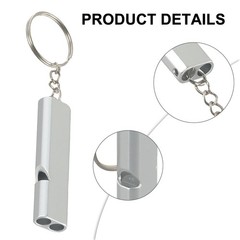 Small but Mighty 120dB Aluminium Alloy SOS Whistle for Outdoor Adventures