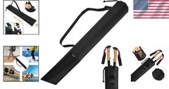 Lightweight Trekking Pole Storage Bag with Drawstring Closure – Black, 27.5 Inch