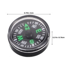 20 Pcs Portable Mini Plastic Compass Lightweight Touring Compass for Backpacking