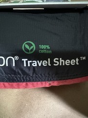 Cocoon Cotton TravelSheet, Monk’s Red