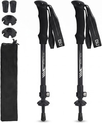 Folding Hiking Poles, Lightweight 7075 Aluminum Alloy Mountain Tech Trekking Pol