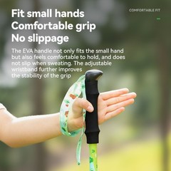 Qunature Children’s Trekking Poles Ultralight 6061Aluminum Hiking Poles 51-100cm