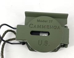 Cammenga Model 27 US Military Phosphorescent Lensatic Compass Tested W Pouch
