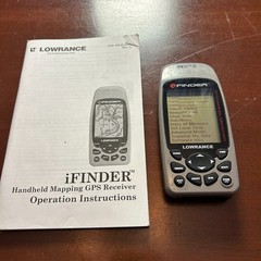 Lowrance iFINDER Handheld GPS 12-Channel Receiver Fishing Hunting Tested Works