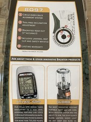 Brunton 8097 Eclipse Baseplate Map Compass Lanyard Whistle And Map Clip New