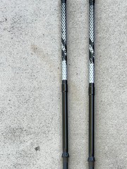 Set of Trekology Trek Z Folding Trekking Poles 105-120CM Black . 7G