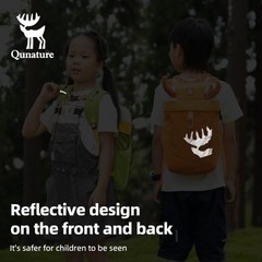 Qunature Children’s Backpack&Aluminum Hiking Trekking Poles Collapsible 51-100cm