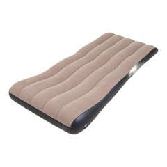 Amphibious Inflatable Lounge Chair Plush Outdoor Single Sofa 175x74x29cm