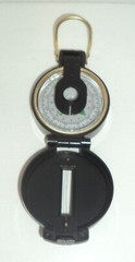 ENGINEER LENSATIC COMPASS Black With Brass Loop