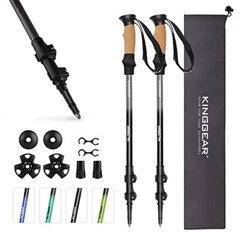 Walking Stick – Adjustable Hiking Poles 7075 Aluminum Trekking Poles with Qui…