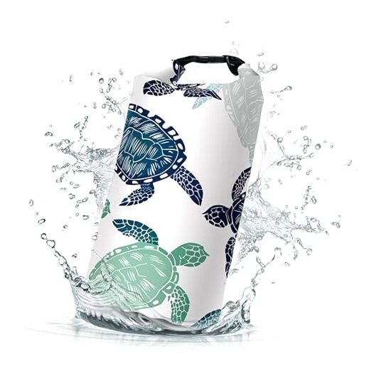 Waterproof Dry Bag – Roll Top Sea Turtle – Small Waterproof 5L Turtle-D