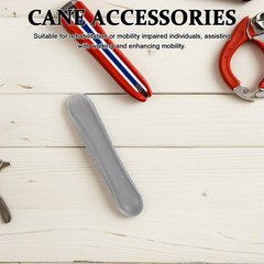 4Pcs Comfortable Grey Soft Tpr Crutch Underarm Pad Replacement Accessories