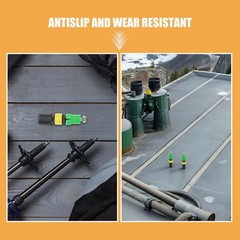2Pcs Lightweight Trekking Pole Replacement Expansion Tube with Quick Adjust Lock