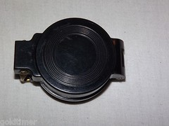 VINTAGE 1960-70S THE A LINE PLASTIC LENSATIC COMPASS IN BOX