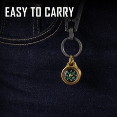 MecArmy CMP/CMP2 Mini Compass- Meaningful Valentine Birthday CMP-BS, brass