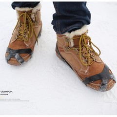 10Tooth Ice Cleats for Children with Flexible Fit for Winter Snow Ice Hiking