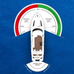 Boat Navigation Light Red and Green LED Marine Bow for Pontoon Small Silver